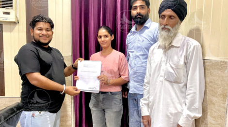 Education loan approved by StudyMoon to Gagandeep Kaur 32 lakh rupees for Canada. She can fill the fees and GIC for her higher study in Canada.