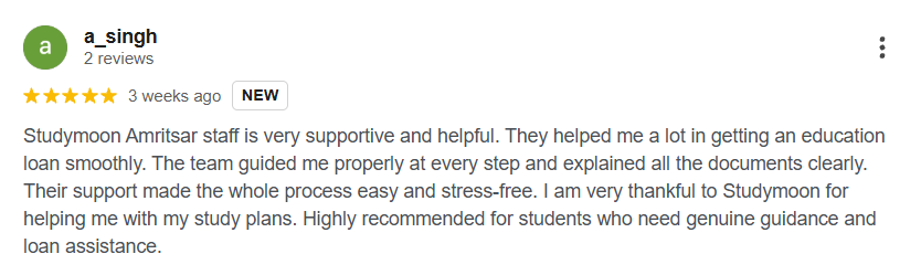 Studymoon google Review 2