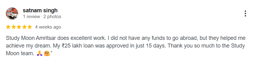 Studymoon google Review 4
