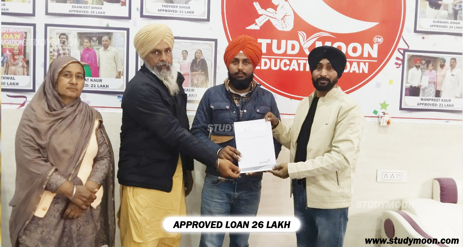 Education loan for UK ₹25 Lakh study loan success story Study abroad loan for Indian students UK student visa financial requirements Collateral-free education loan