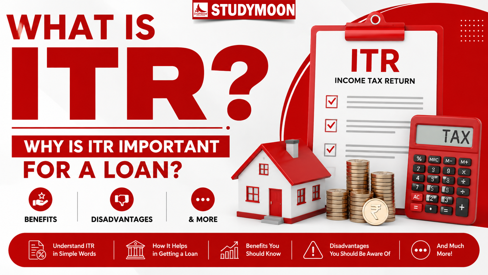 itr, income tax return, gst, loan, property loan, education loan, home loan